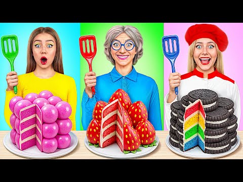 Видео: Кулинарный Челлендж: Я против Бабушки | Вкусные Кухонные Рецепты от Multi DO Challenge