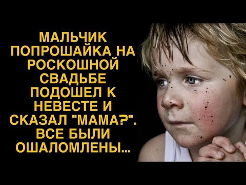 Видео: Попрошайка подошел к невесте и сказал «мама », все замерли…