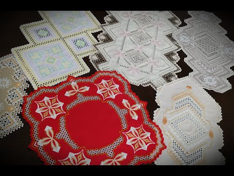 Видео: Вспомнить все: Хардангер/Hardanger. Все мои салфетки в этой технике