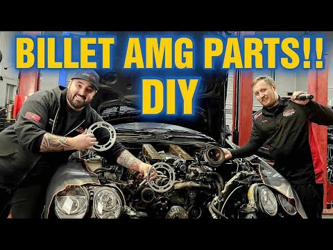 Видео: УСТАНОВКА ЗАГОТОВЛЕННОГО ШКИВА КОЛЕНЧАТОГО ВАЛА НА WHIPPLE AMG МОЩНОСТЬЮ 700 Л.С.!