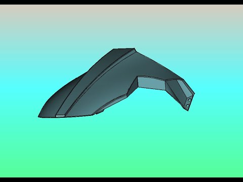 Видео: FreeCad крыло