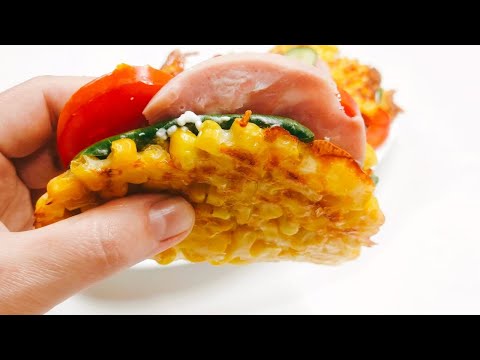 Видео: Лепешки без теста за 10 минут! Простой рецепт из банки кукурузы - попробуй сам!