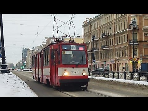 Видео: ЛВС-86к 1023 на 49 маршруте