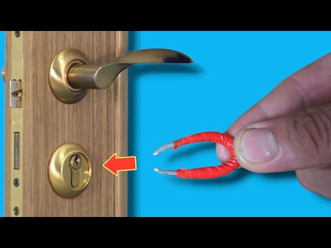 Видео: Как аварийно открыть любую дверь за 30 секунд без ключа