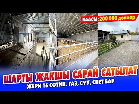 Видео: Шаарга ЖАКЫН жерден ҮЙ, САРАЙЫ менен САТЫЛАТ ~ Жери 16 сотик. Газ, суу, свет, кызыл китеп бар