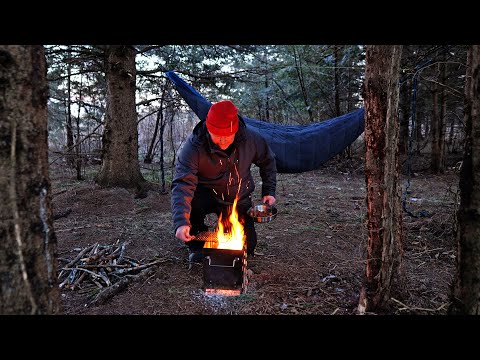 Видео: Зимний кемпинг в гамаке в одиночку