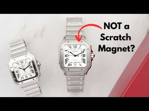 Видео: НОВЫЕ часы Santos Titanium 2025 от Cartier — больше никаких царапин?