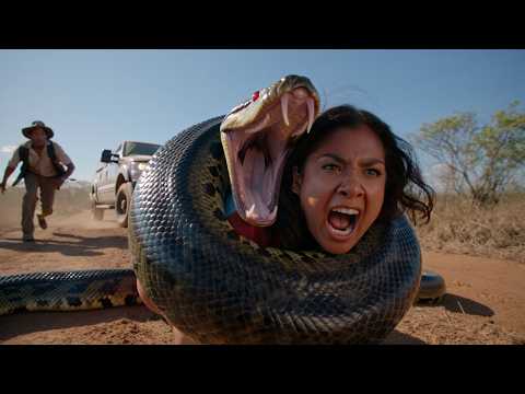 Видео: Фермер Увидел Как Огромная Змея Сжимает Тело Девушки... Его Реакция Была Мгновенной