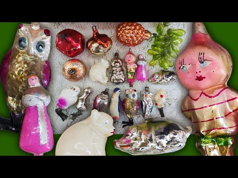 Видео: 36. РЕДКИЕ старинные ЁЛОЧНЫЕ игрушки