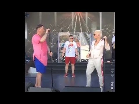 Видео: Диана Арбенина и Григорий Лепс на саунд-чеке