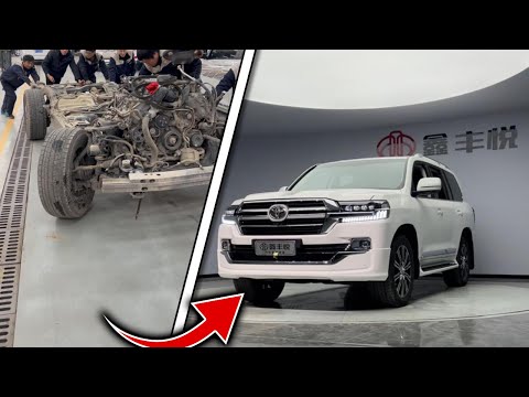 Видео: Потратил 12 000 долларов на ремонт и реставрацию старого Toyota Land Cruiser 2009 года.