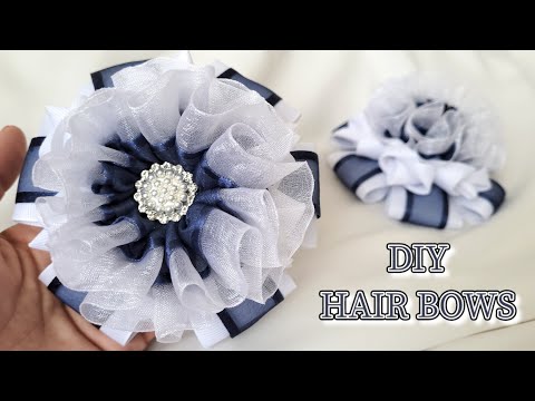 Видео: И СНОВА школьные БАНТИКИ ✨️✨️ DIY HAIR BOWS 💫 #бантикиизлент
