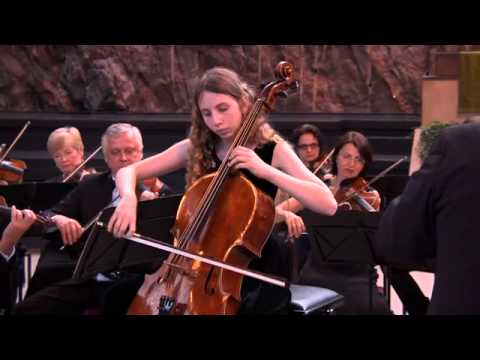 Видео: Дали Гуцериева. г.  Хельсинки,  Финляндия. И. Х.Бах, концерт для виолончели с оркестром