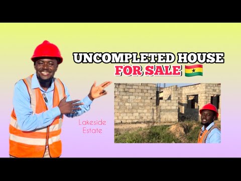Видео: Продаётся недостроенный дом в жилом комплексе Lakeside Estate, Аккра, Гана