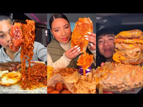 Видео: Подборка TIKTOK Mukbang | Taco Bell, In-N-Out, Chick-Fil-A, Wingstop, Zaxby's и другие!