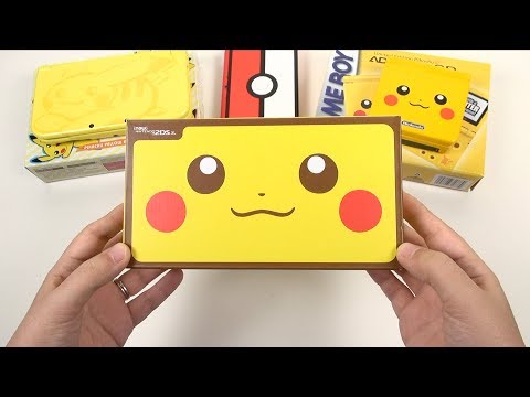 Видео: Pikachu Edition: распаковка и сравнение НОВОЙ 2DS XL