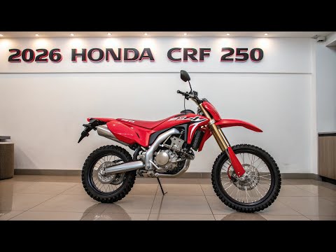 Видео: Представлен новый Honda CRF 250 2026 года! Мотоцикл для трейлраннинга нового уровня уже здесь! 🔥🚨...