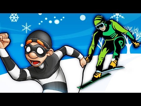 Видео: ВОРИШКА БОБ и БЕШЕНЫЕ ЛЫЖНИКИ Приключения воришки в весёлой игре Robbery Bob 2