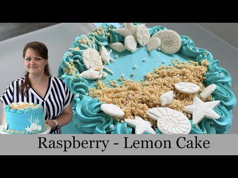 Видео: Raspberry - Lemon Cake (Малиново - лимонный торт)