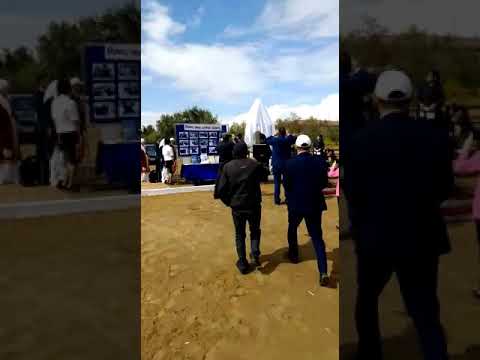 Видео: Открытие памятника К. Жармагамбетову. пос. Торгай