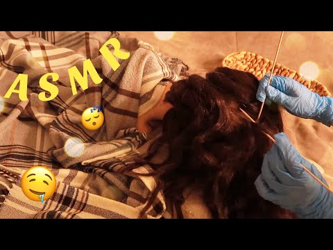Видео: АСМР ПЕРЕБИРАНИЕ И РАСЧЕСЫВАНИЕ ВОЛОС. МАССАЖ ГОЛОВЫ В ПЕРЧАТКАХ. ASMR Head massage and hair play.