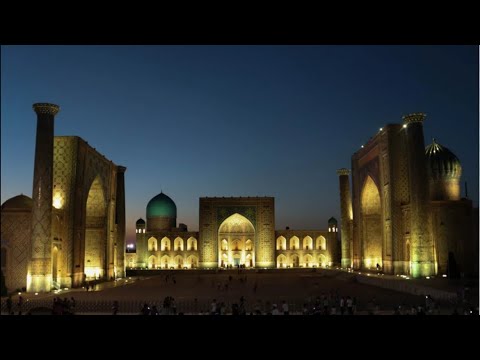 Видео: САМАРКАНД ВЕЧЕРНИЙ ПРОГУЛКА, ЕДА ДО САМАРКАНДА И ПОСЛЕ ЕДА НА ТРАССЕ 