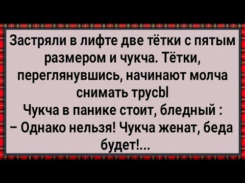Видео: Как Две Тетки и Чукча в Лифте Застряли! Сборник Свежих Анекдотов! Юмор!