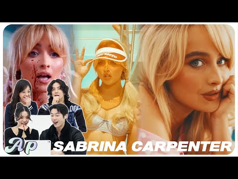 Видео: Реакция корейских артистов на MV｜Asopo звезды мировой поп-музыки Сабрины Карпентер