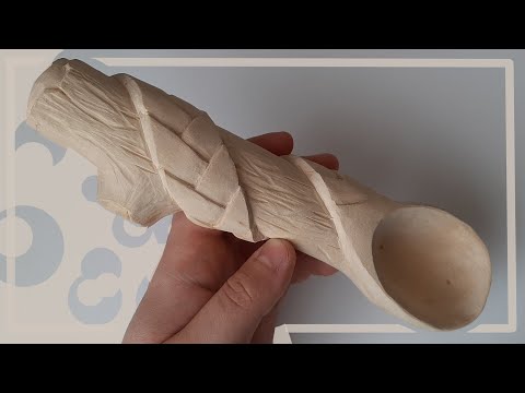 Видео: Резьба по дереву / деревянная ложка / wooden spoon