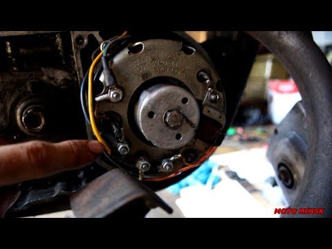 Видео: Замена проводки на мотоцикле МИНСК. Жгут от генератора. Часть 1
