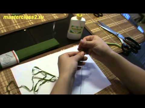 Видео: Цветы из ткани мастер класс. Как сделать летоны (handmade)