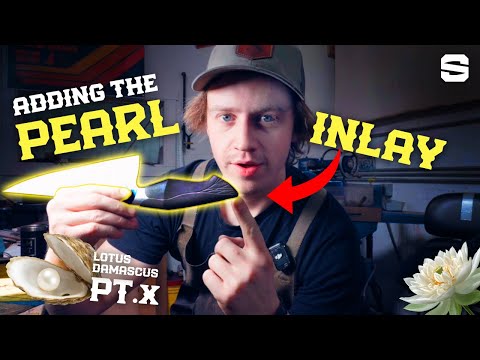 Видео: Поварской нож Lotus, часть 10 — резьба и инкрустация