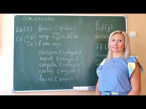 Видео: Тимошенко Н.П. Занятие по латинскому языку для студентов первого курса