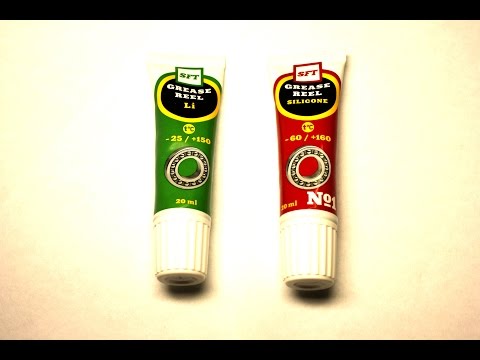 Видео: Смазка для рыболовных катушек SFT !!! СМОТРЕТЬ ВСЕМ !!! ТЕСТ ДРАЙВ СМАЗОК !!!