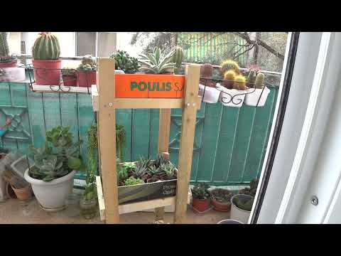 Видео: ПОЛОЧКА ДЛЯ ЦВЕТОВ ИЗ ЯЩИКОВ ДЛЯ ФРУКТОВ👍 #мусорвдело