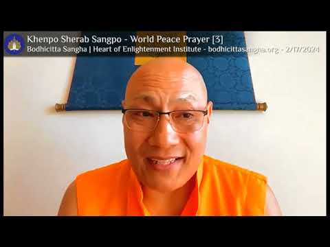 Видео: Кенпо Шераб Зангпо   Молитва о мире ч 3