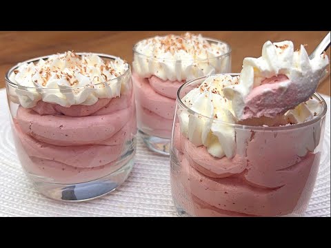 Видео: Домашний десерт за 5 минут, рецепт которого знают не все! Никакой выпечки и желатина!