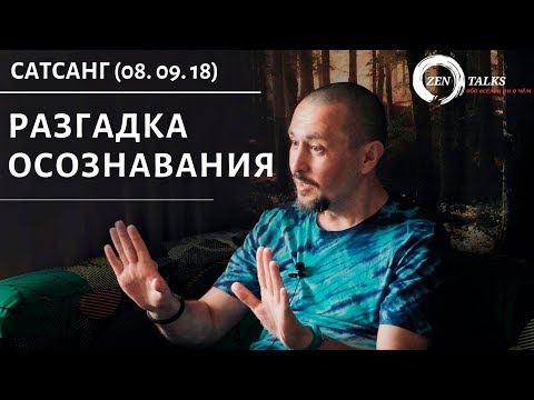 Видео: САТСАНГ с Андреем Тирса (08/09/18) - Осознавай ОСОЗНАВАНИЕ