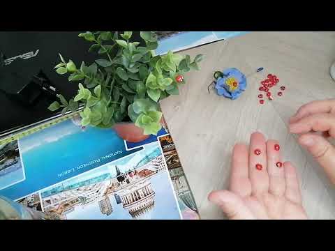 Видео: Божья коровка из горошины