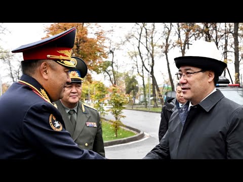 Видео: Садыру Жапарову показали новое здание ГУВД Бишкека