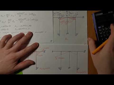 Видео: Метод Перемещений. Расчет симметричной рамы на температурные воздействия и смещения опор. Часть 3