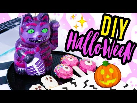 Видео: DIY🎃 Декор комнаты и ВКУСНЯШКИ на Хэллоуин🎃HALLOWEEN