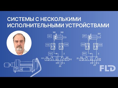 Видео: Проектирование пневмосистемы с несколькими исполнительными устройствами