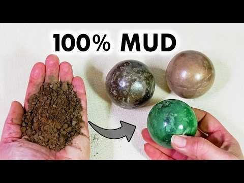 Видео: Я превратил грязь в блестящие сферы — Dorodango Art