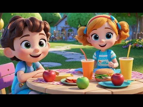 Видео: Песня о ланче «Yum Yum» | Детская песенка | Французский детский стишок | Детские песни | Музыка д...