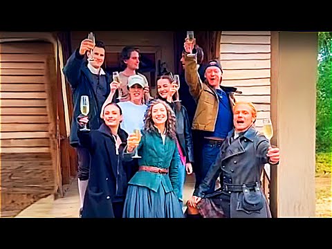 Видео: Танцы в XVIII веке?! 🤭 Актёры 8-го сезона «Чужестранки» просто остаются собой!