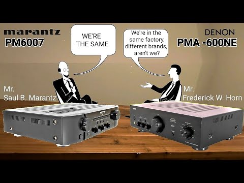 Видео: Marantz PM6007 и Denon PMA-600NE демонстрируют все плюс новые функции