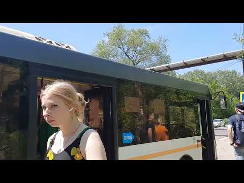 Видео: Автобус ЛиАЗ-4292.60(1-2-1) следует по маршруту 21 "А/в Воскресенск - Цюрупы'