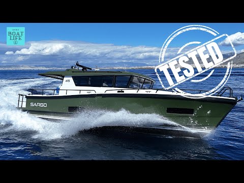 Видео: Волны – Расход топлива – Управление судном Sargo 45