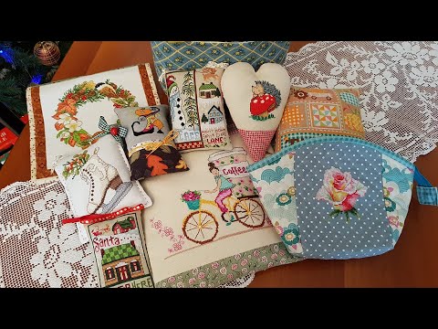 Видео: Итоги 2020 года. Прикладная вышивка и пэчворк.